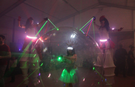 Show laser futuriste, Labo M Arts / © DR