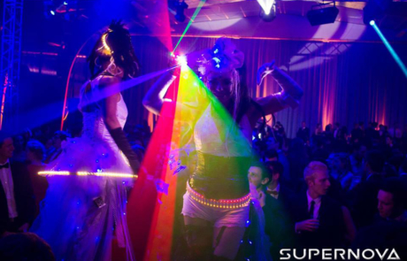 Show laser futuriste, Labo M Arts / © Supernova