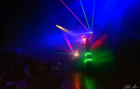 Show laser futuriste, Labo M Arts / © Little Marc