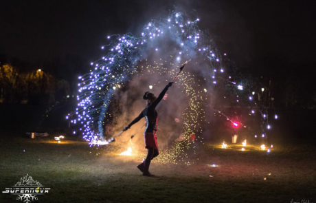 Spectacle de feu et de pyrotechnie, Labo M Arts / © Supernova