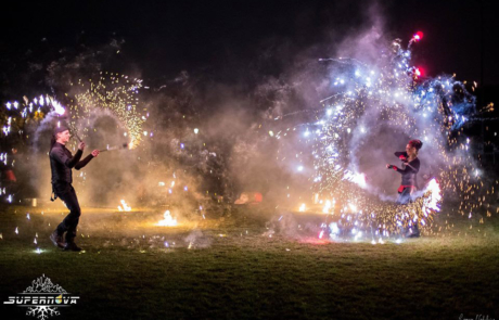 Spectacle de feu et de pyrotechnie, Labo M Arts / © Supernova