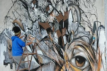 Street Art- Graffeur- Labo M Arts @DR